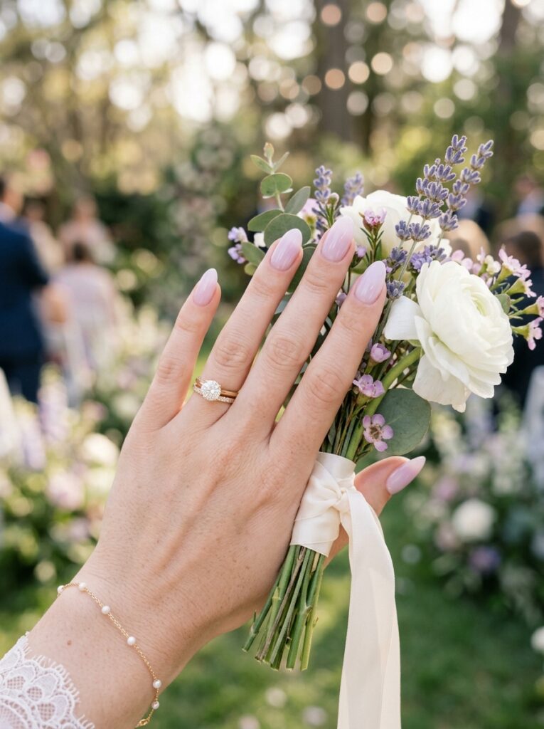 Lavender Milk Nails